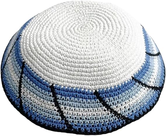 Handmade Knitted Kippah for Men Adults, 15cm Mix Colors Jewish Knitted Kippah Hat Kippah Yamaka Hat Yarmulka Cap