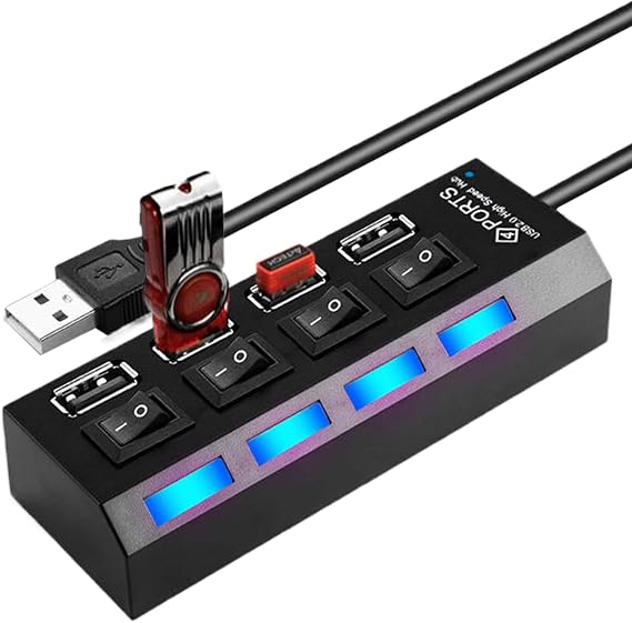 USB C Hub High Speed Multi-Port Splitter