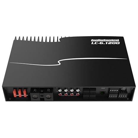 AudioControl LC-6.1200 1200W 6-Channel 2-Ohm Stable Class D Car Audio Amplifier