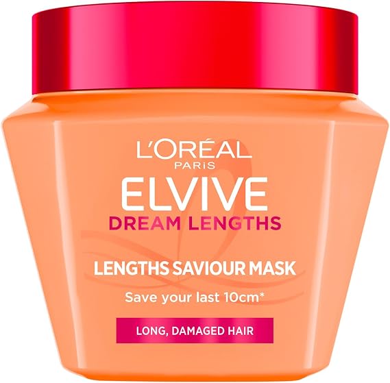 L'Oréal Paris Elvive Dream Lengths, Lengths Saviour Mask, 300ml jar
