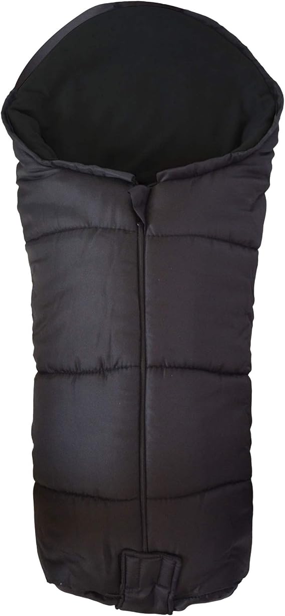 For Your Little One Deluxe Footmuff/Cosy Toes Compatible with Valco Baby Trimode - Black
