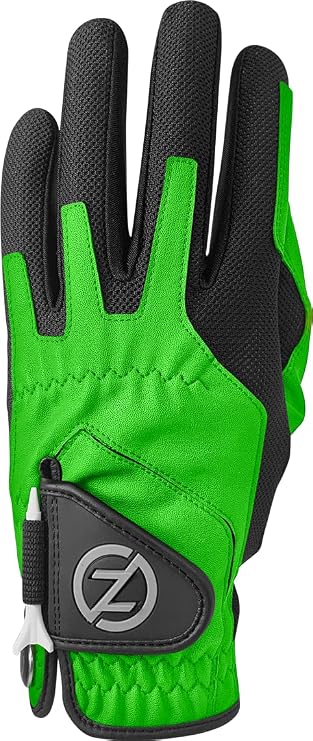 Zero Friction Men's Compression-Fit Synthetic Golf Glove, Universal Fit