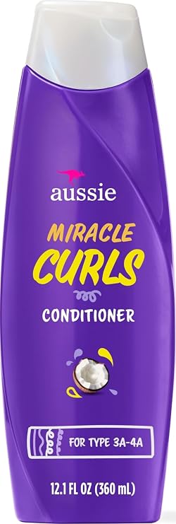 Aussie Miracle Curl Conditioner, 12.2 fl oz 360 ml