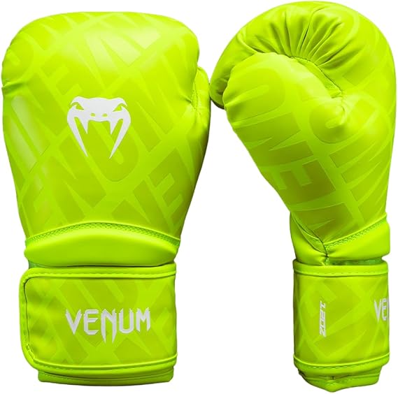 Venum Contender 1.5 XT 3D Boxing Gloves - Neon Yellow - 16-Ounce