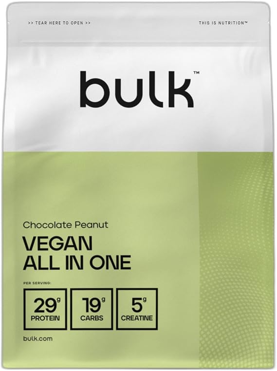 Bulk Vegan All in One Protein Powder, Chocolate Peanut, 2.5 kg