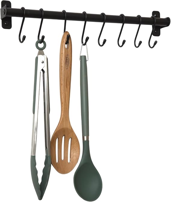 simplywire - Kitchen Utensil Holder and Organiser - Black