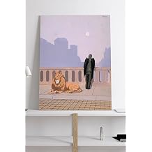 Postermanya (pster18905) Homesickness - Rene Magritte Sanatsal Kanvas Tablo 21 x 30