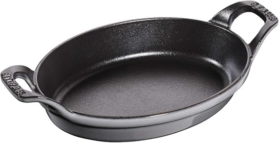 Staub 1302118 Oval Roasting Dish 21 cm Graphite Grey