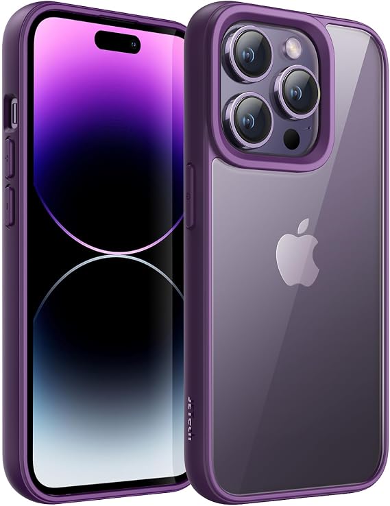 JETech Case for iPhone 14 Pro Max, Deep Purple