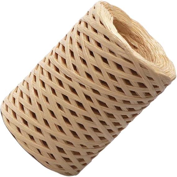 Cotton Lafite Grass Thread Soft and Flexible Raffia Yarn for Crocheting Natural Raffia Red Paper Cord, Type+4