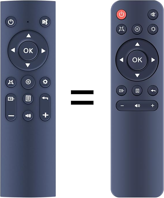Replacement Remote Control Compatible with Yaber V9 V5 Y30 Y21 5G Mini DLP 1080P WiFi Film Projector Projector