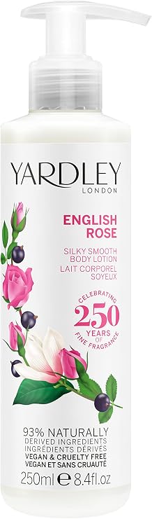 Yardley Of London English Rose Silky Smooth Body Lotion for her 250ml
