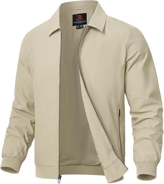 Rdruko Men's Lightweight Smart Casual Lapel Jacket