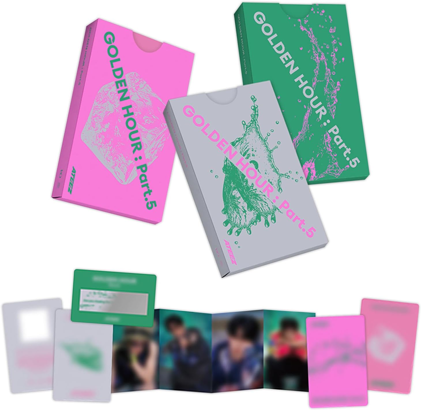 GOLDEN HOUR : Part.5 [POCAALBUM Ver. / Random] + 4 Extra Photocards