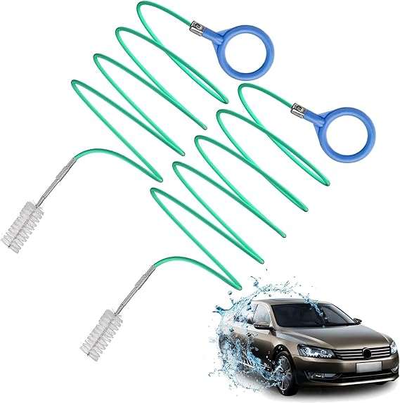 2Pcs Flexible Feeding Tube Brush, 3+5m Car Tube Dredging Tool for Fuel Tank