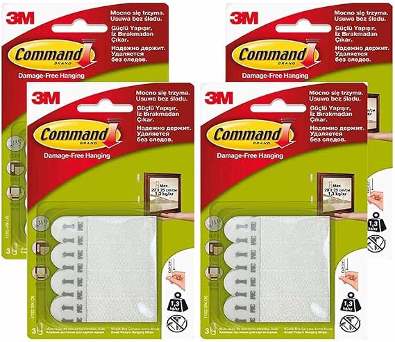 Command 17202-3Pk - Cıs Küçük Boy Cırt Bant, 4X