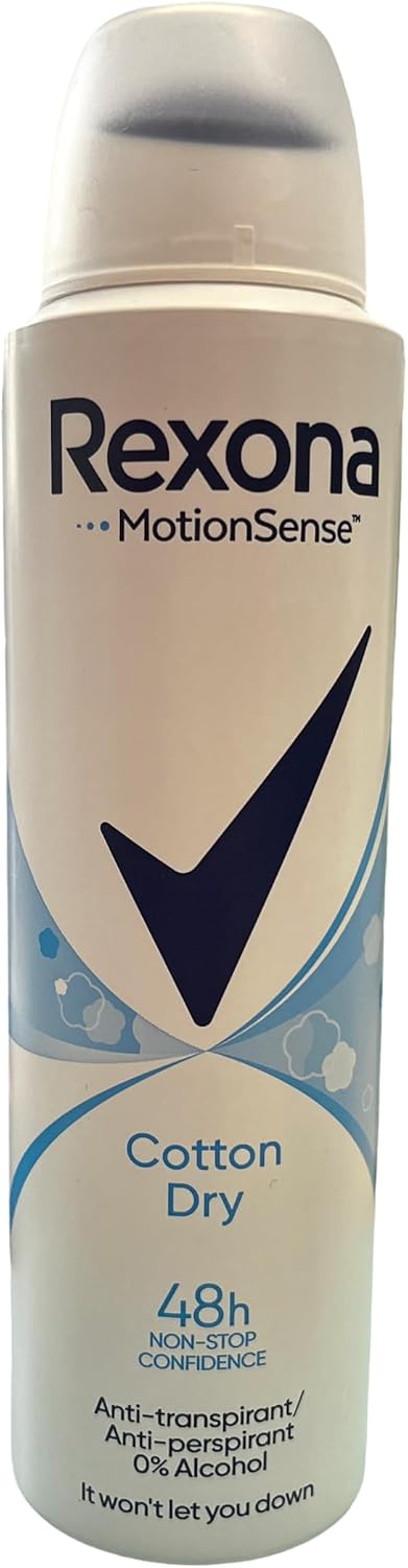 Rexona Rexona Cotton Dry Deodorant Spray 150 ml (Pack of 6)