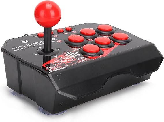 Arcade Fight Stick, Street Fighter Arcade Game Fighting Joystick with USB Port, Wired Arcade Joystick Switch/Arcade Game Accessories for PC/PS3