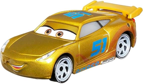 Mattel Racing Style Vehicle Selection | Disney Cars | Die Cast 1:55 Car, type: Cruz Ramírez Racing Center, (CDXV59)