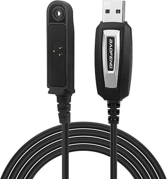 BAOFENG Programlama Kablosu USB, Su Geçirmez İki Yönlü Telsiz UV-9R Plus UV-9RPRO UV-9G GT-3WP UV-XR ve Çok Daha Fazlası için (1'li Paket)