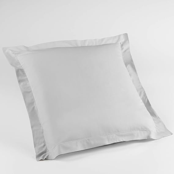 Douceur d'Intérieur - 1640684, Pillowcase, 63 x 63 cm, Lit Uni, Plain 57 Threads, White