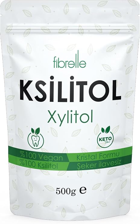 Fibrelle Ksilitol 500 gr 1 paket Keto/Ketojenik/Vegan diyete uygundur.