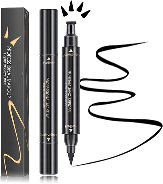 Winged Eyeliner Stamp - Eyeliner Stamp/Wingliner Eyeliner Pen Pencil/Black Liquid Eye liners for Women Long Lasting Smudge-proof