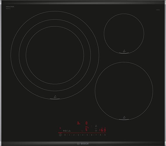 Bosch, Induction Hob, Series 6, PerfectFry Plus, Black, PID675HC1E