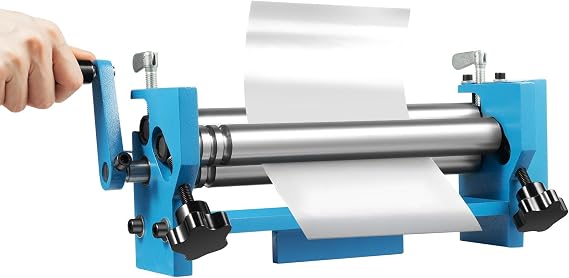 3-Roll Round Bending Machine, 300 mm Manual Round Bending Machine, Roll Bending Machine, Sheet Bending Machine, Pipe Bending Machine for Rolled Steel Sheets, Copper Sheets, Aluminium Sheets