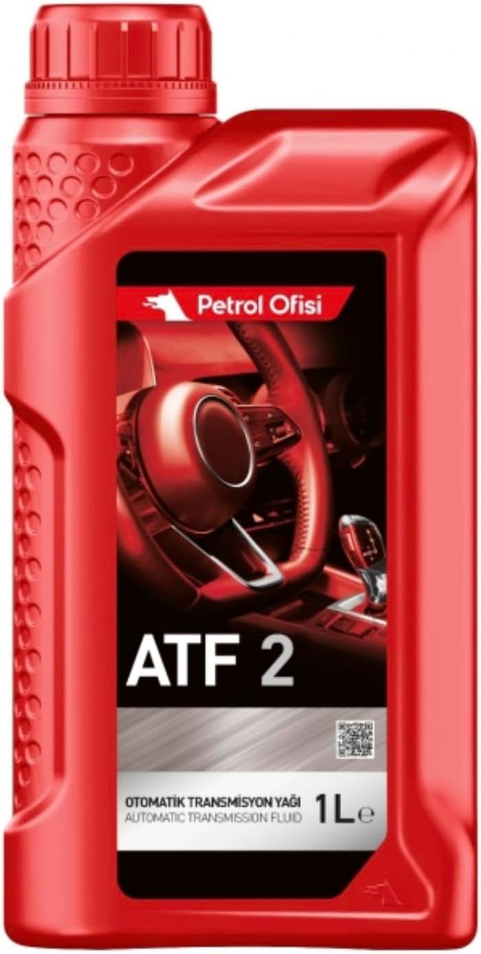 Petrol Ofisi ATF 2 Automatic Transmission and Steering Hydraulic Oil, 1 Liter, 2025 Production
