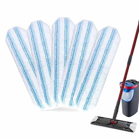 Microfiber Mop Pads, Microfibre power, 5 Pack