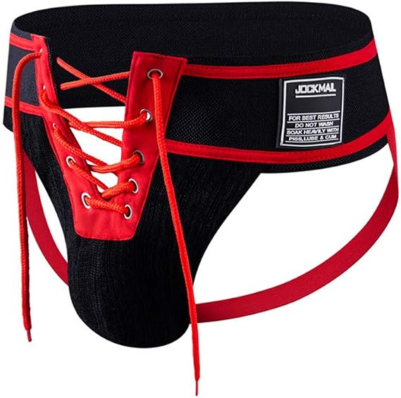 JOCKMAIL Mens Cotton Wide Belt Jockstrap Underwear Jock Straps Male Corset Athletic Supporters Men Sport Underwear