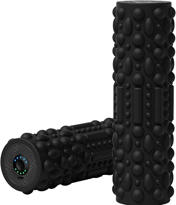 Vibrating Foam Roller, High Density Foam Roller with 5 Customizable Speeds, for Deep Tissue Massage, Muscle Recovery and Pain Relief