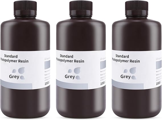 ELEGOO Standard 3D Printer Rapid Resin Grey 3 * 1000G