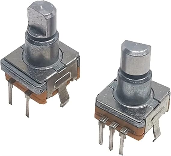 Switch Encoder 5pcs EC11 with Push Button Turn Left or Right Self Reset Rotary 5 pin DIP Type 11mm Shaft