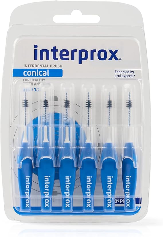 Interprox 4G Interdental fırçalar mavi conical 6 adet paket