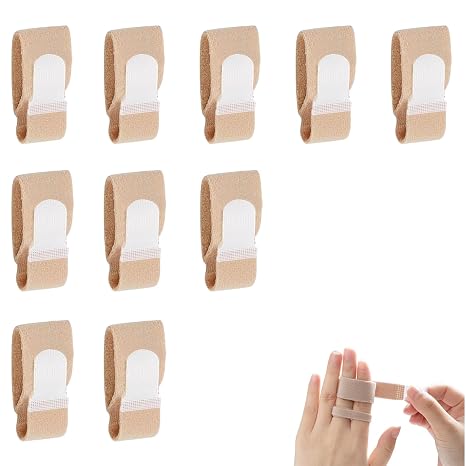 10PCS Finger Splints, Medically Approved Finger Tape, Pinky Fingers Splint, for Broken Finger, Curled Finger