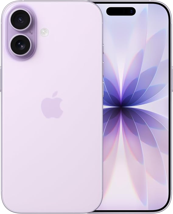 Apple iPhone 17 256GB SIMフリー：ProMotionを採用した6.3インチディスプレイ、A19チップ、グループセルフィーを一段とスマートに撮れるセンターフレームフロントカメラ、向上した耐擦傷性能、一日中使えるバッテリー；ラベンダー