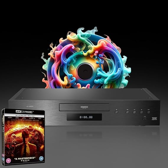 Blu-ray Player Compatible with Panasonic DP-UB9000 MultiRegion for DVD Blu-ray Region B - DVD Regions 1-8 - Bundle Including 0ppen. 4K UHD Disc