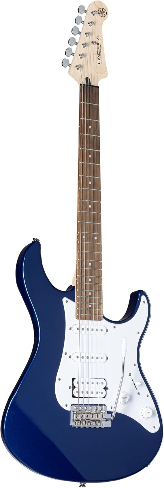 Yamaha Pacifica 012 – Full Size Electric Guitar with Tremolo Arm and 6 Steel Strings – Dark Blue Metallic