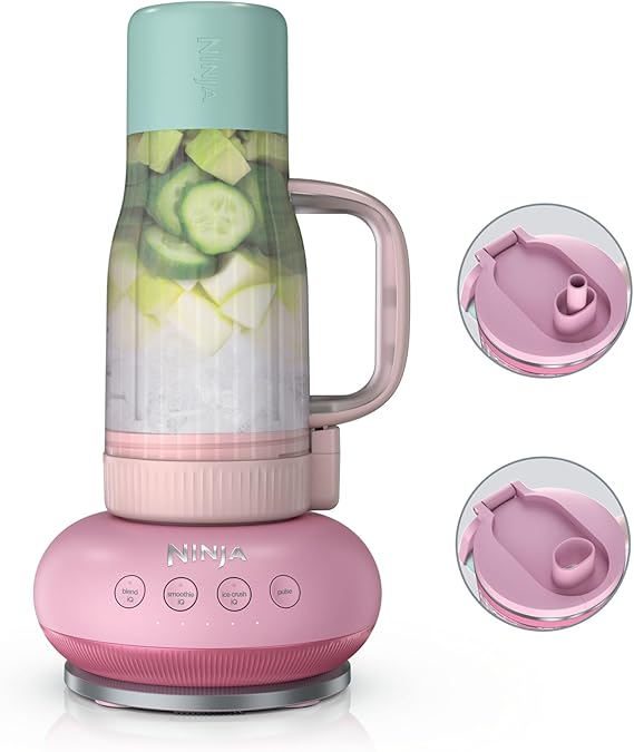 Ninja BlendBoss Blender with Portable Tumbler, Pink DB351UKPK1BRN