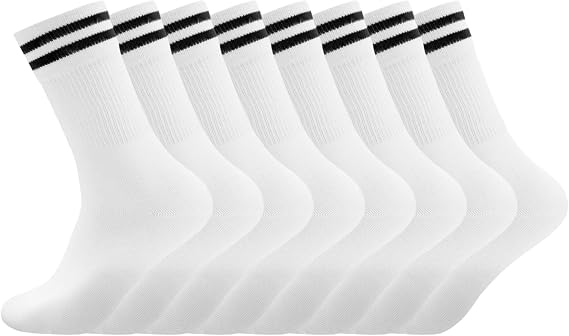 Smart Sir Men's & Women's Cotton Sport Socks, 4/8 Pairs Very Soft