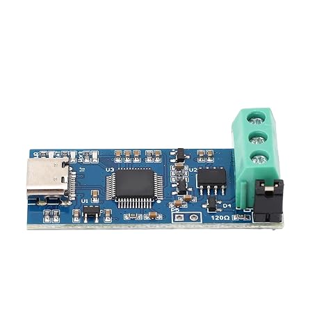 USB Type-C to CAN Module, CAN2.0A/2.0B/FD Interface Converter Adapter, Bus Analyser V2.0