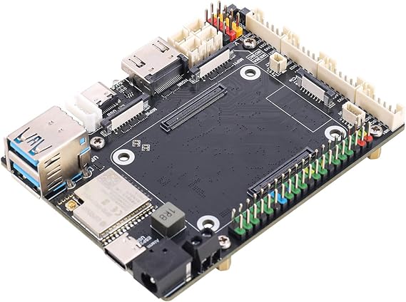 CM5 Motor Driver Board with ESP32, High-Performance Robot & Embedded Vision Controller, 4× DC Motor & 4× Servo Control, HDMI/MIPI/PCIe, 40-Pin GPIO for Raspberry Pi CM5 Core Module