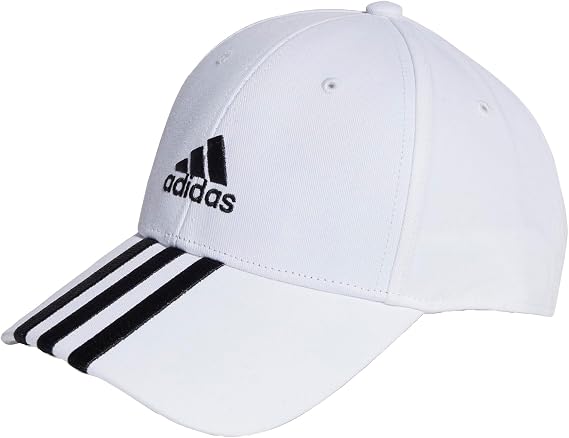 adidas Unisex 3 Stripes Cotton Twill Baseball Cap