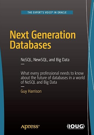 Next Generation Databases: NoSQLand Big Data