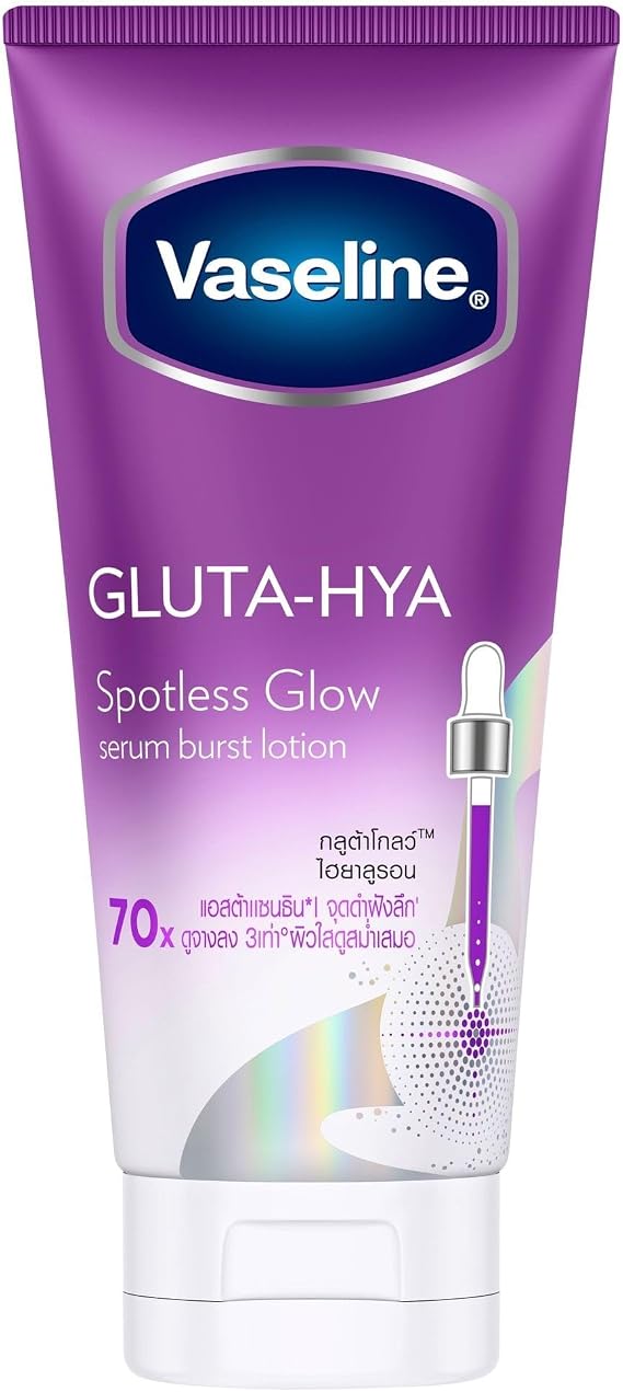 Vaseline Healthy Bright Gluta-Hya Serum Burst Lotion, Spotless Glow, 170ml