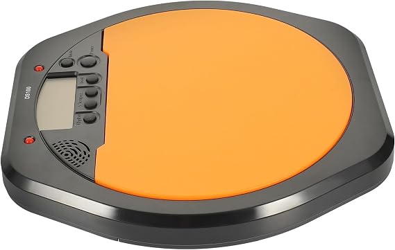Digital Electronic Drum Pad Training Practice Metronome with Full Dynamic Range LCD Screen Lightweight Portable for Drummers