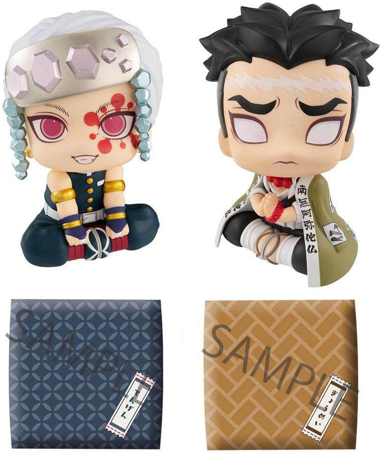 Megahouse Devil Blade Kimetsu Yaba Figure, Look-Up, Ujime Tenen & Yukiaki Himejima Ver., 4.3 inches 11 cm