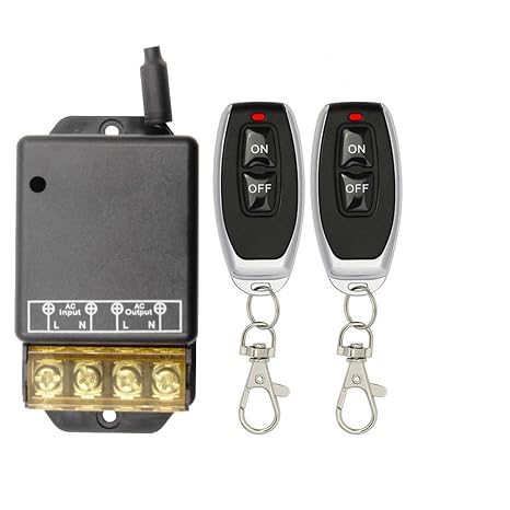 MINI Wireless Remote Switch 433mhz RF Transmitter and Receiver High Power on/off Switch 220V 30A for Pump Lights Ceiling Electrical Equipment